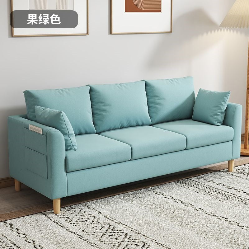Bedroom double sofa small apartment scandinaviancasual modern economical rental house living room popular small sofa