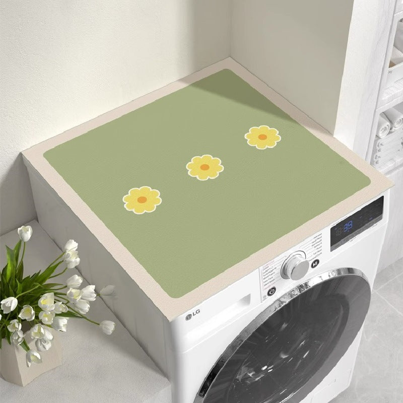 Washing machine cover, refrigerator dust cover, waterproof sun protection cover, coffee table bedside table, no-wash leather mat