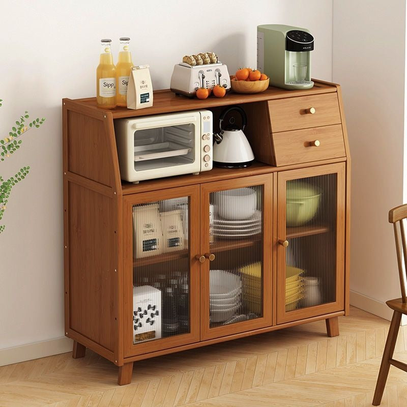 Kitchen sideboard retro side cabinet living room locker floor cabinet coffee wall all-in-one locker tea cabinet