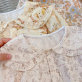 spring/autumn new arrival: pure cotton shirt blouse for girls - peter pan collar, long sleeve, versatile layering top, mori girl style