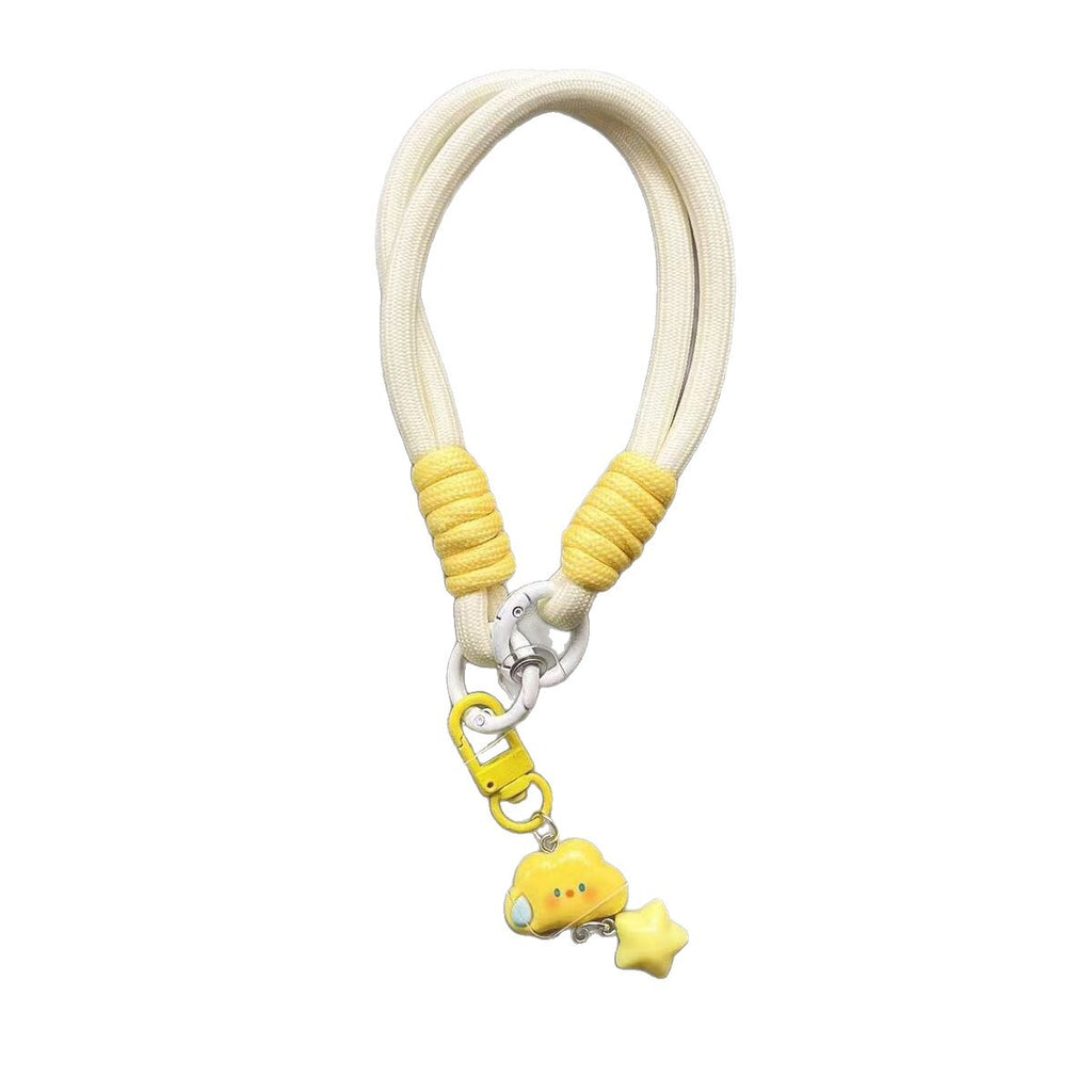 ins speechless clouds stars mobile phone case lanyard wristband short mobile phone camera lanyard pendant keychain universal