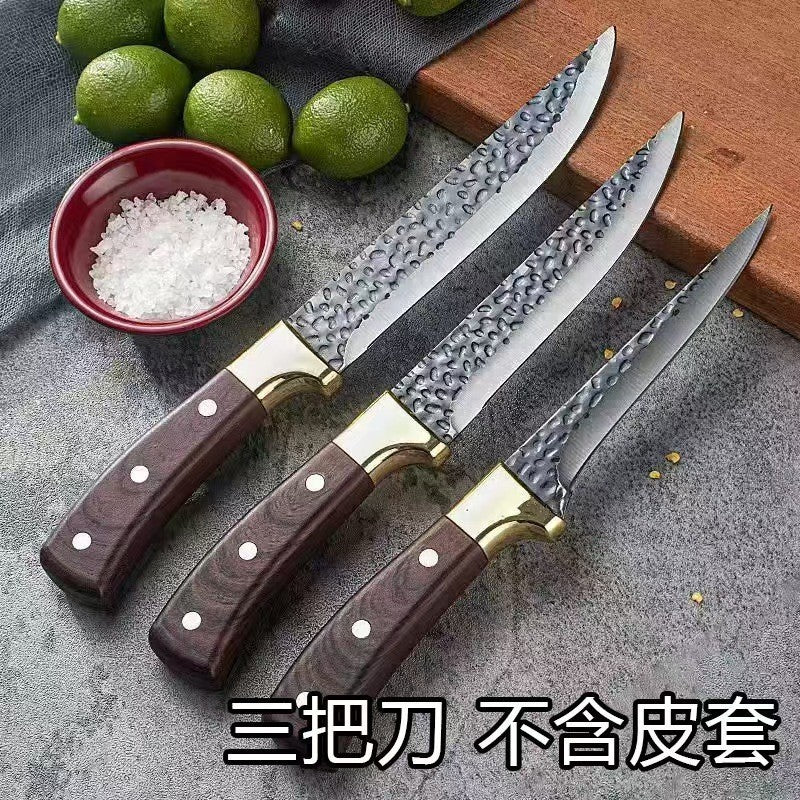 Stainless steel cutting knife, forged butcher, meat picking, pig killing, meat cutting, meat selling, bone shaving, sharp sheep slaughtering, bone picking and cutting knife