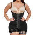 new cross-border hip-lifting and tummy-control shapewear bodysuit - buttoned mesh body shaper with open crotch and butt-lifting corset