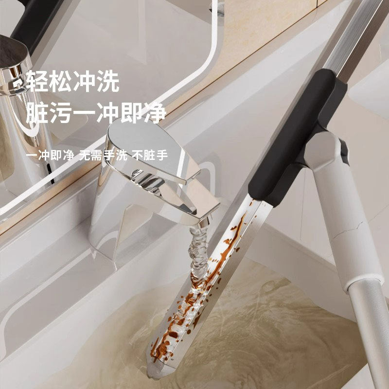 Factory straight hair magic broom household mop bathroom floor artifact wiper silicone bathroom dual-purpose
