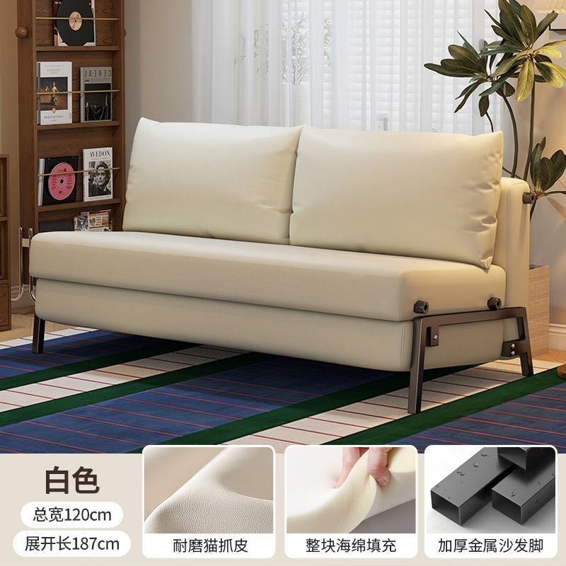Sofa bed foldable dual-purpose small apartment b&b dual-purpose sofa living room study balcony can sit and lie down telescopic sofa