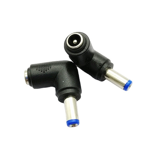 Elbow notebook plug dc adapter 5.5 * 2.1 female to 5.5 * 2.1 male round hole 90 degrees