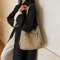 Preppy style versatile student bag 2025 autumn new arrival multifunctional shoulder & backpack minimalist commuter tote bag
