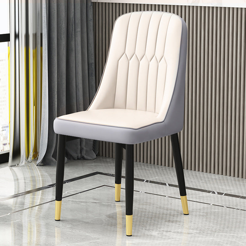 Nordic dining chair - modern minimalist design for home, premium quality, light luxury backrest, casual dining chair, restaurant & cafe seating