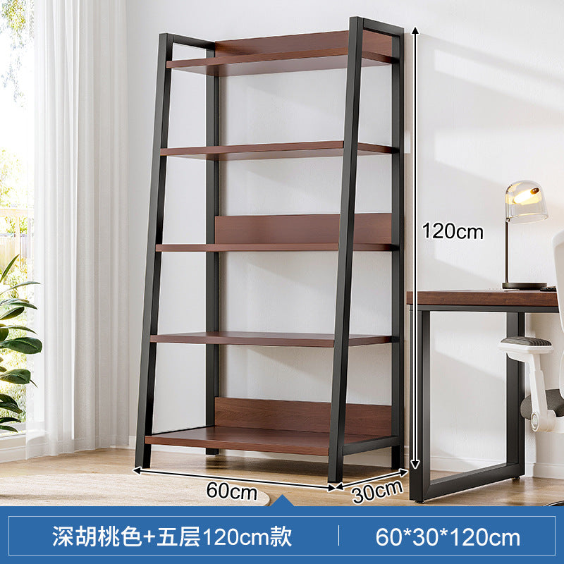 Shelf Shelf Floor-to-ceiling Bedroom Multi-layer Storage Living Room Storage Display Shelf Office Super Load-bearing Iron Shelf
