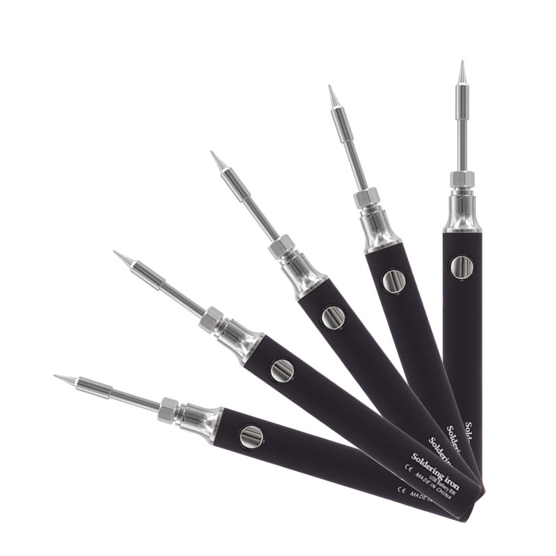 510USB mini version electric soldering iron set anti-static fast heating fine portable solder charging