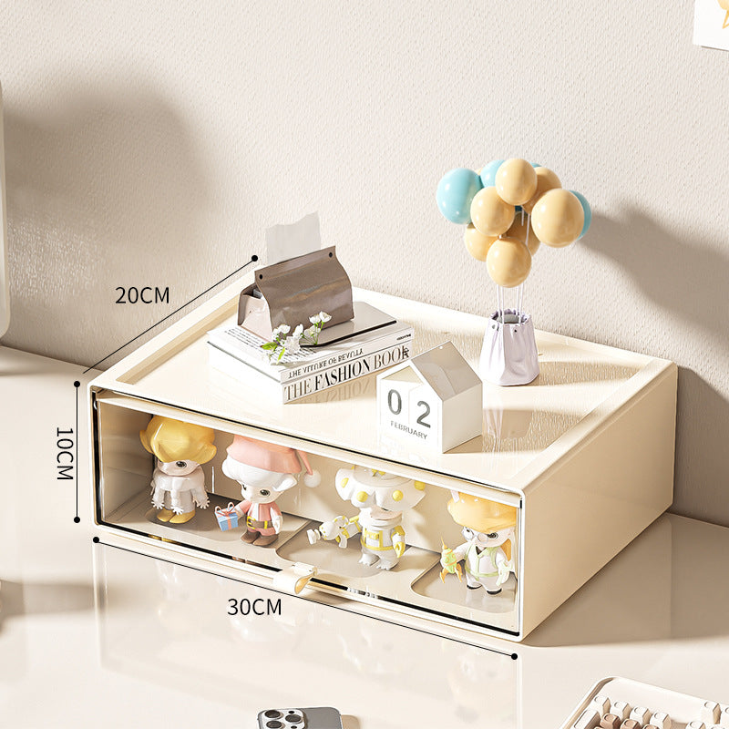 Blind box Figure display box Household drawer type dust-proof storage display box Transparent POP MART storage box