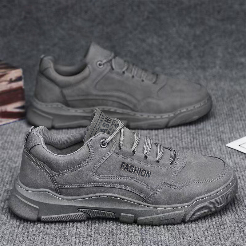 Workwear men's shoes 2026new arrivalspring sneakers trendy shoes lightweight non-slip construction site work abrasion resistant breathable labor protection shoes for men