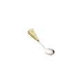 Cream cheese silver round spoon