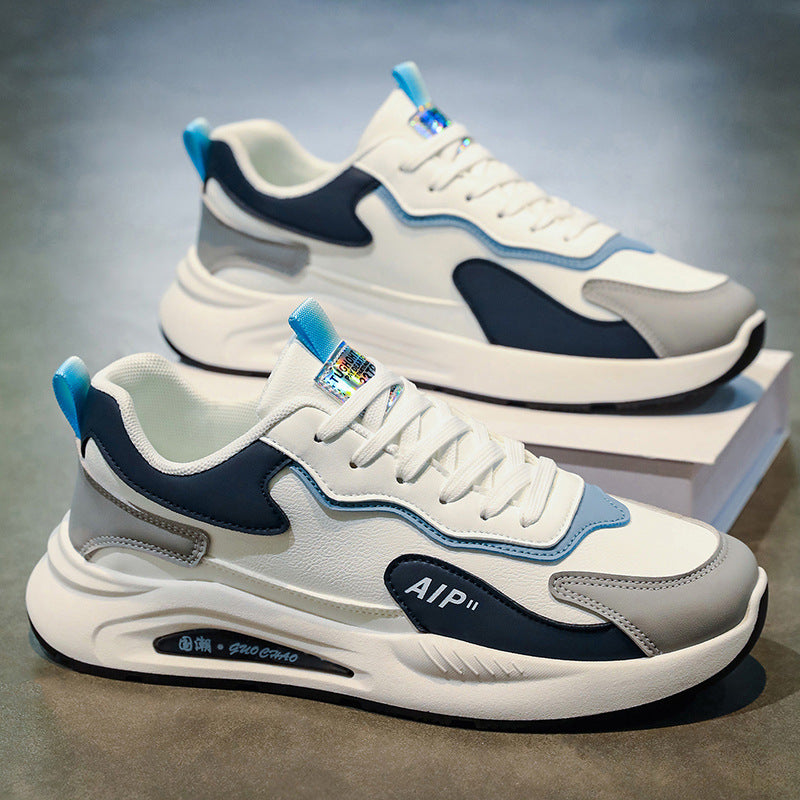 Men's shoes 2025 new winter soft sole athletic casual shoes men's running shoes breathable men's student versatile trendy shoes