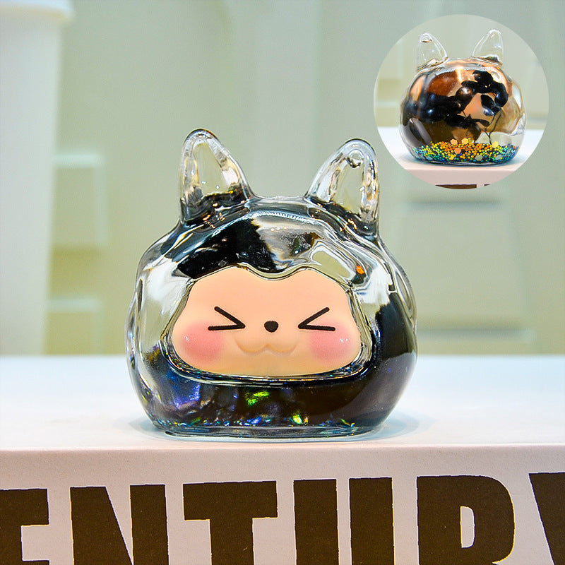 oversized three-dimensional quicksand KIKI shopping mall blind box figure desktop ornament car pendant DIY jewelry accessories