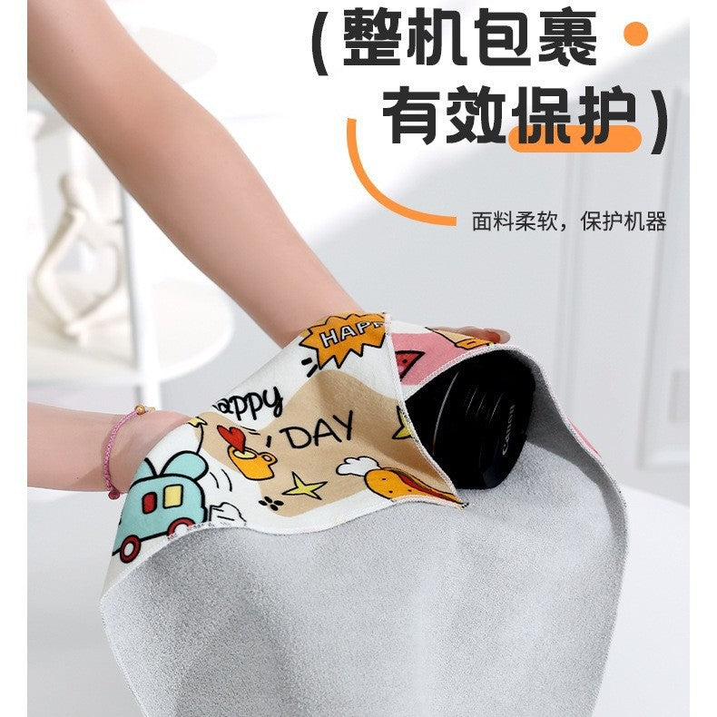Self-adhesive sticker camera storage bag cat sticker cloth anti-grab and anti-run artifact cute cartoon sticker storage