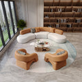 Luxury minimalist office reception & negotiation sofa set - ideal for hotels, showrooms, and sales centers - casual sofa table & chairs
