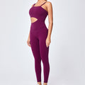 Upgraded sleeveless bodysuit gym outfit - free strap, slimming, butt-lifting, barely-there feel, sports bodysuit yoga suit for women