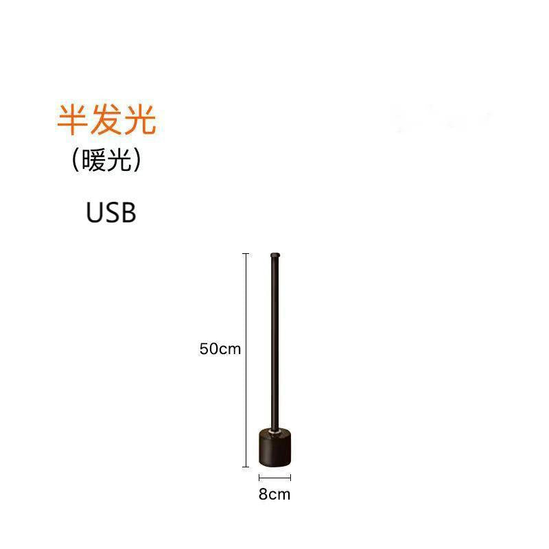 Nordic floor lamp led living room sofa corner floor lamp minimalist linear bedroom bedside lamp ambient lighting fixture