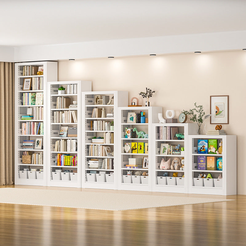 Home library steel bookshelf all-in-one wall-mounted living room kids iron book storage bookcase floor-standing shelf