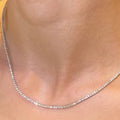 Fashionable, lightweight luxury, versatile single/double row rhinestone claw chain gold/silver bracelet and necklace set - wholesale for us and european cross-border e-commerce