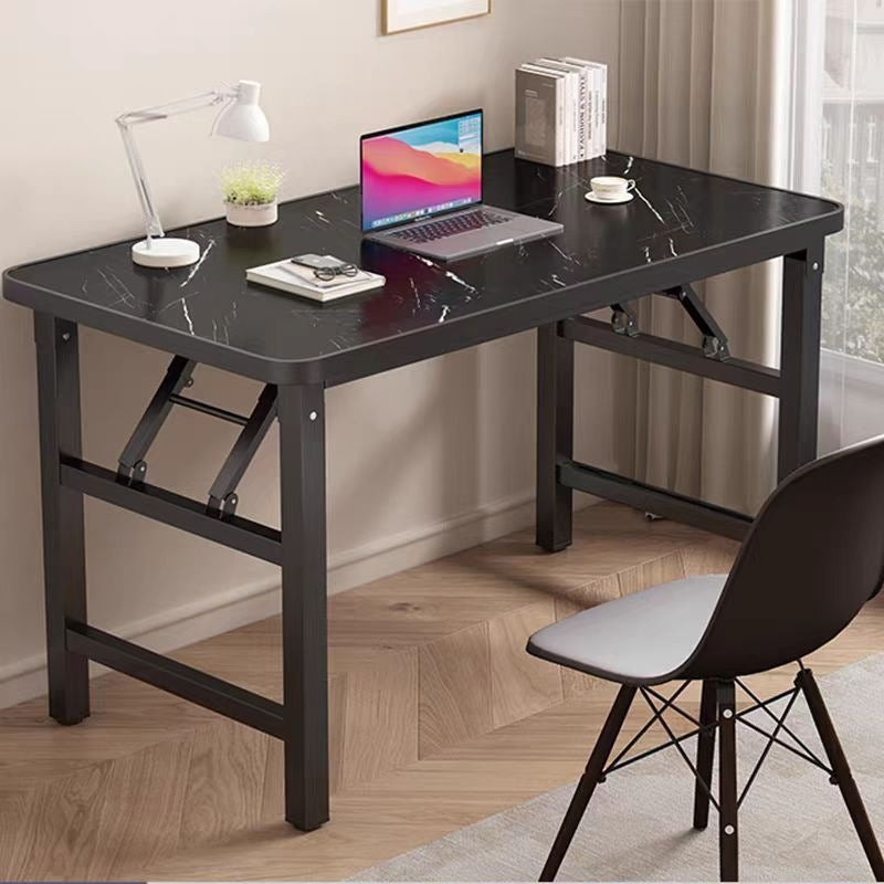 Foldable computer desk desktop home office desk bedroom small table simple study writing desk rectangular