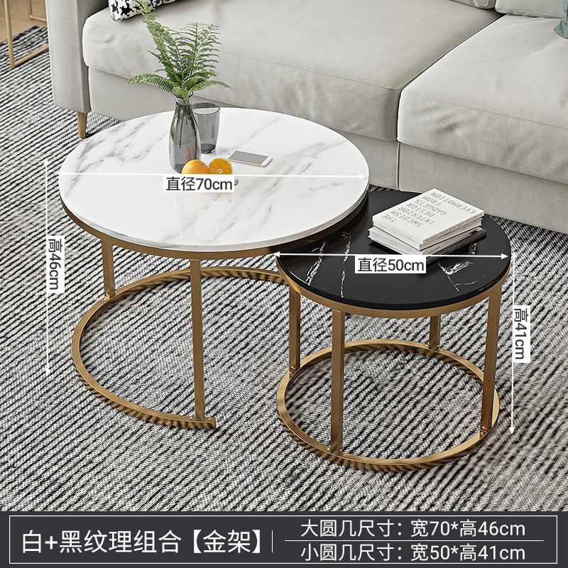 Coffee table living room for home round table small apartmentaccessible luxurycasual modern new arrival sofa coffee table balcony