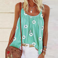summernew arrivaldaisy floral camisole looseslimming lookins styletops inner wear vacationcasual women's style
