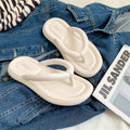 Eva flip-flops women's summer outwear 2025 new arrivalcasual soft thick sole flip-flops beach sandals can plaid