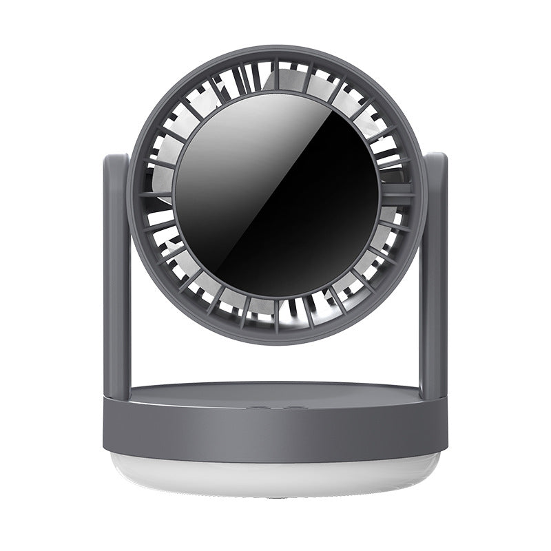 new product zk06 oscillating fan - silent, high-velocity mini fan for home and office desktop use