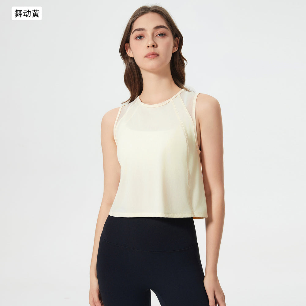 new sleeveless crop top - sexy cutout design, quick-dry, breathable, activewear & yoga top (dt050)