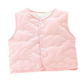 Kids' autumn/winter toddler girl's medium-thick vest, outdoor waistcoat, new infant girl's warm winter vest