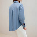 306 in stock yt268 cross-border fashionable casual loose single-breasted denim shirt jacket for  us & europe