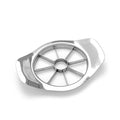 Stainless steel apple slicer & corer - fruit cutting & dividing tool set for home use