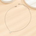 European and american cross-border new jewelry: fashionable and minimalist stainless steel star necklace for women - unique and versatile five-pointed star pendant