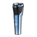 exclusive rotary shaver for men, electric razor with three blades, fully washable, wet and dry dual-use