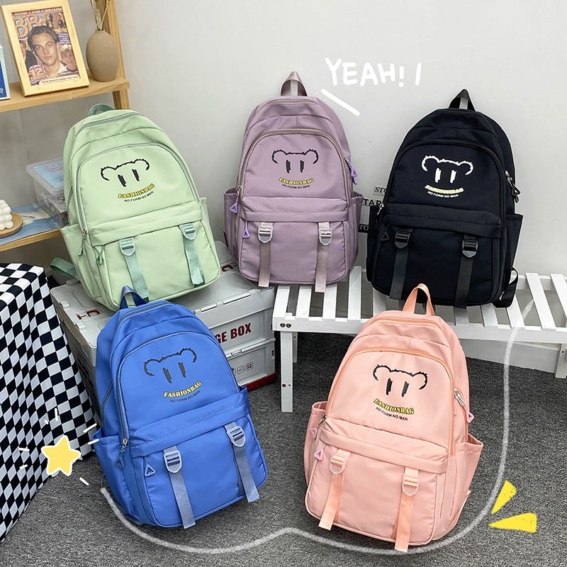 Backpack wholesale new Harajuku campus ladies Korean version large capacity versatile student schoolbag leisure travel backpack