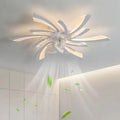 New master bedroom fan light with oscillating fan, restaurant fan light, smart voice-controlled bedroom ceiling fan light