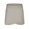 High-waisted pleated skort with pockets - anti-exposure lining - tennis skirt, fitness yoga skirt - dk382