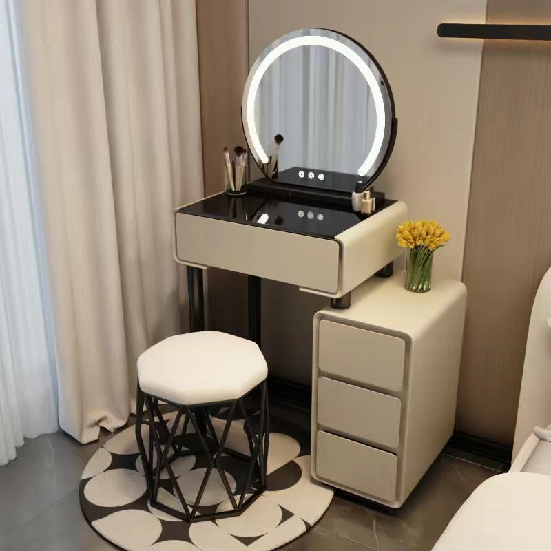 New arrival dressing table modern casual cream style makeup table small apartment accessible luxury dressing table slate dressing table complete