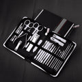Zipper bag 26-piece set (black)