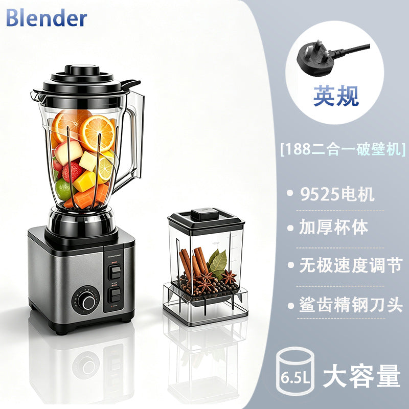 Carefully selected juicer multi-function wall breaking machine, durable stainless steel, large capacity ice crusher, cross-border commercial wall breaking machine