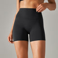 New arrival no awkward line nude high waist yoga pants women's double-sided brushed peach butt tight sports three-quarter pants