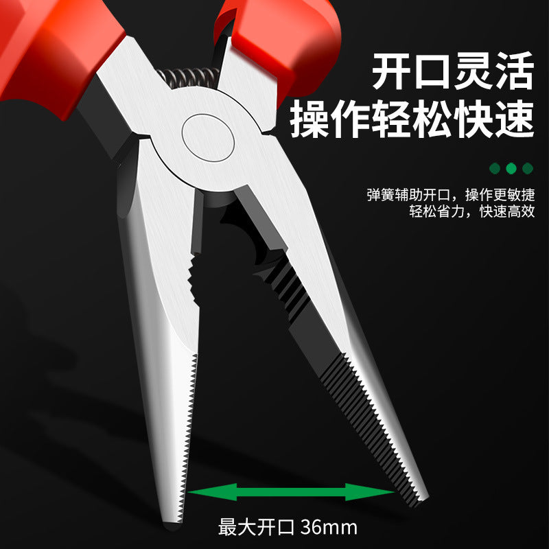 Bao lian needle nose pliers, electrician's special mini pliers, multi-functional tools, industrial grade small hand-made needle nose pliers