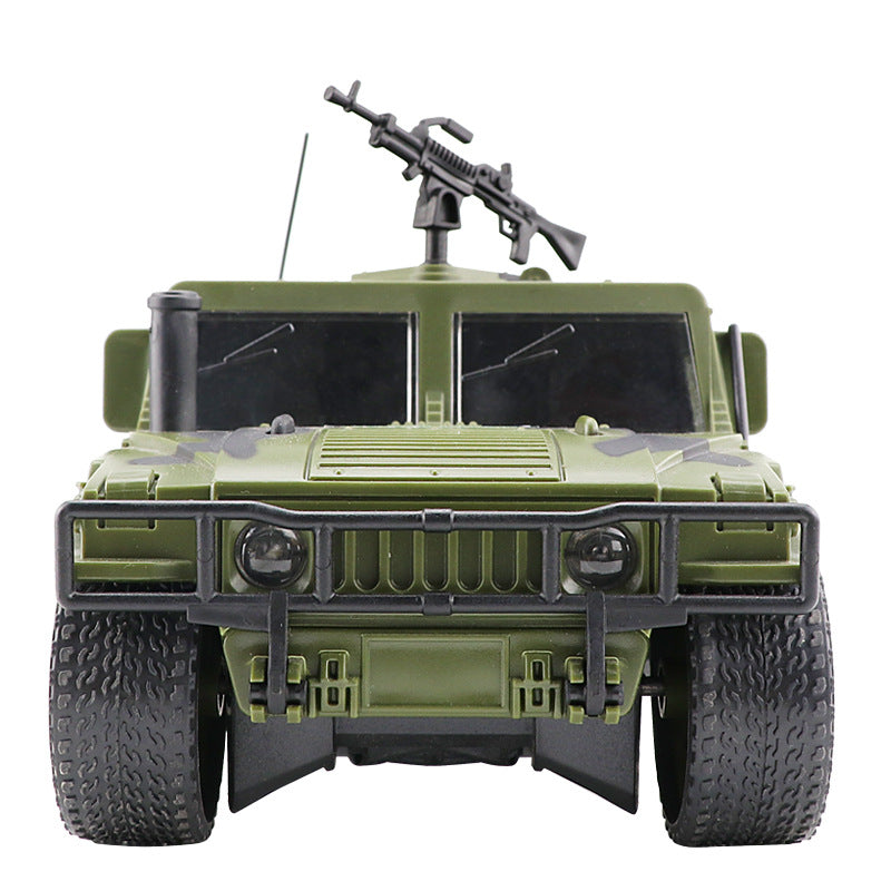 Large hummer simulation military jeep off-road vehicle armored car model inertia children's toy boy birthday gift