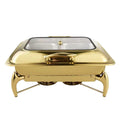 Electric gold stainless steel buffet warming cabinet - 9l buffet stove - ideal for hotels, restaurants, and banquets - in stock