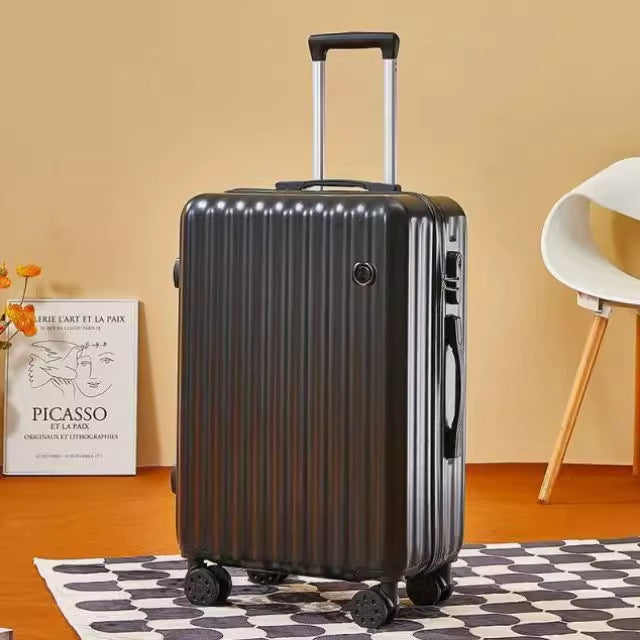 Luggage box for women, small 20inch pull rod box, universal wheel 24inch male student, durable and strong password travel leather box