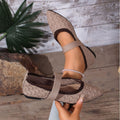 new arrival: plus-size women's flat loafers for cross-border e-commerce – flyknit fabric, fashionable round toe, breathable slip-ons – wholesale available