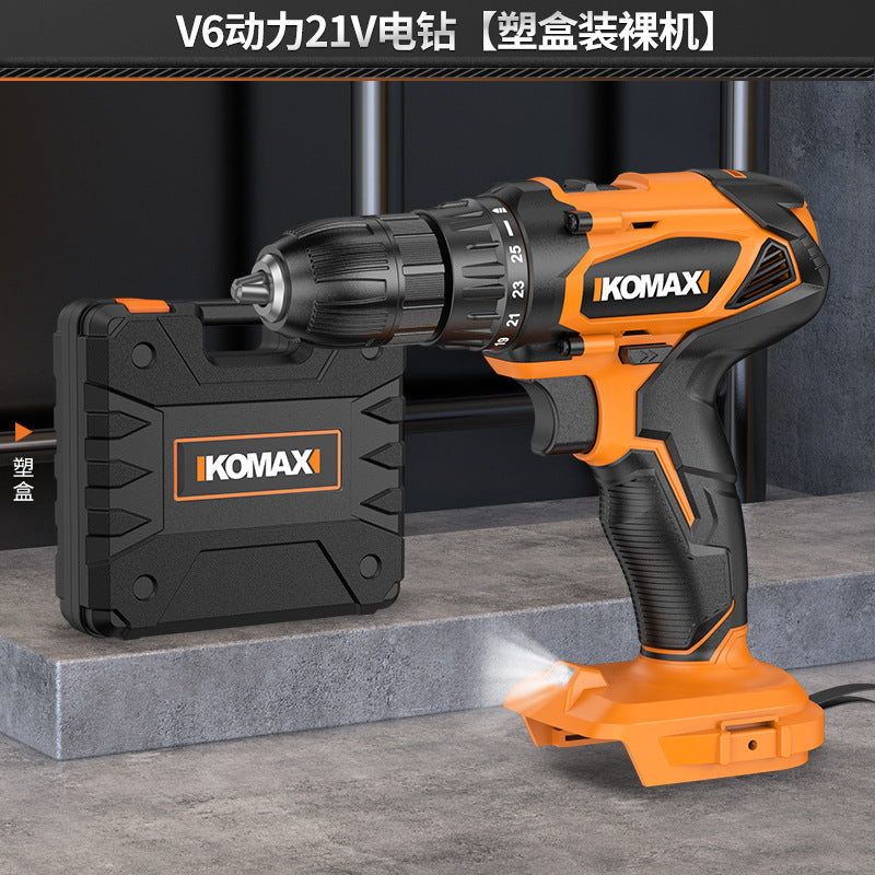 Cordless brushless impact drill - lithium-ion power drill for home use, rechargeable pistol grip drill, drilling tool, multi-function electric screwdriver