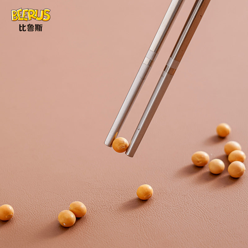 Original beerus co-branded 316 stainless steel chopsticks suit cartoon for homeclassy tableware chopsticks gift wholesale